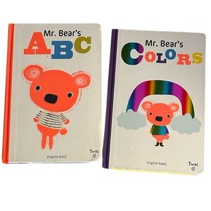 Mr. Bear's ABC and Colors Book Set Big Hardcover
